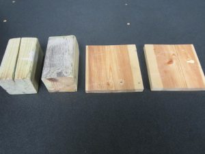 Blocks of Wood Unstacked