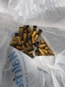 Bullet Shells inside Bag